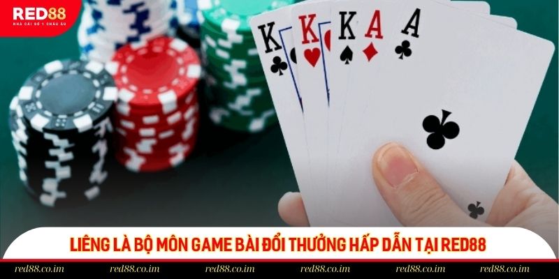 Liêng là bộ môn game bài đổi thưởng hấp dẫn tại red88