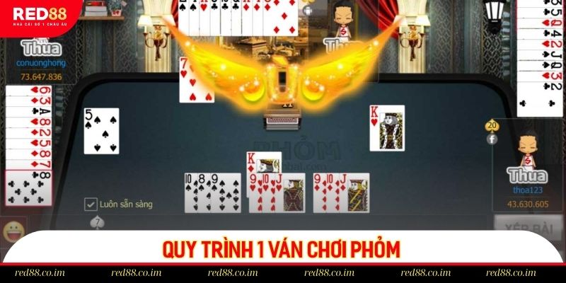 Hình thức diễn ra 1 ván đấu tả lá RED88