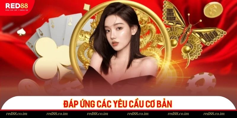 Đáp ứng các yêu cầu cơ bản để được truy cập vào tài khoản RED88